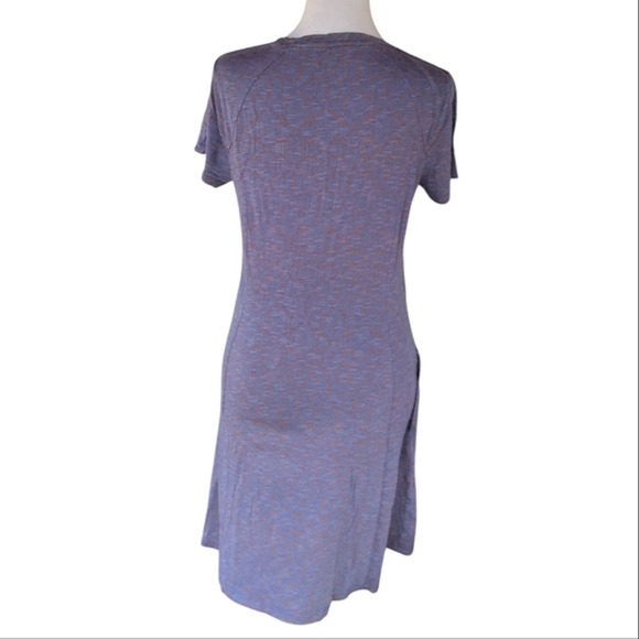 Toad & Co Geometric Print Heathered Organic Cotton Tencel Blend Pockets Small - Picture 5 of 8